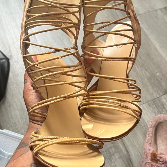 Giuseppe Strappy Heels (DAMAGED) - Picture 1 of 7